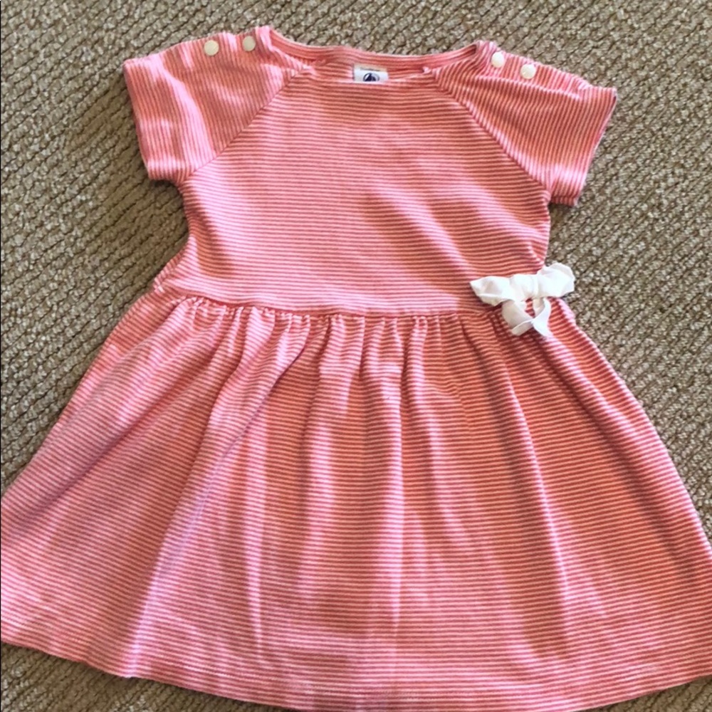 Not for sale - Petit Bateau red and white stripes